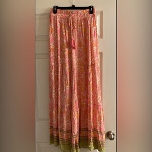 Blue B Collection boho wide leg pants